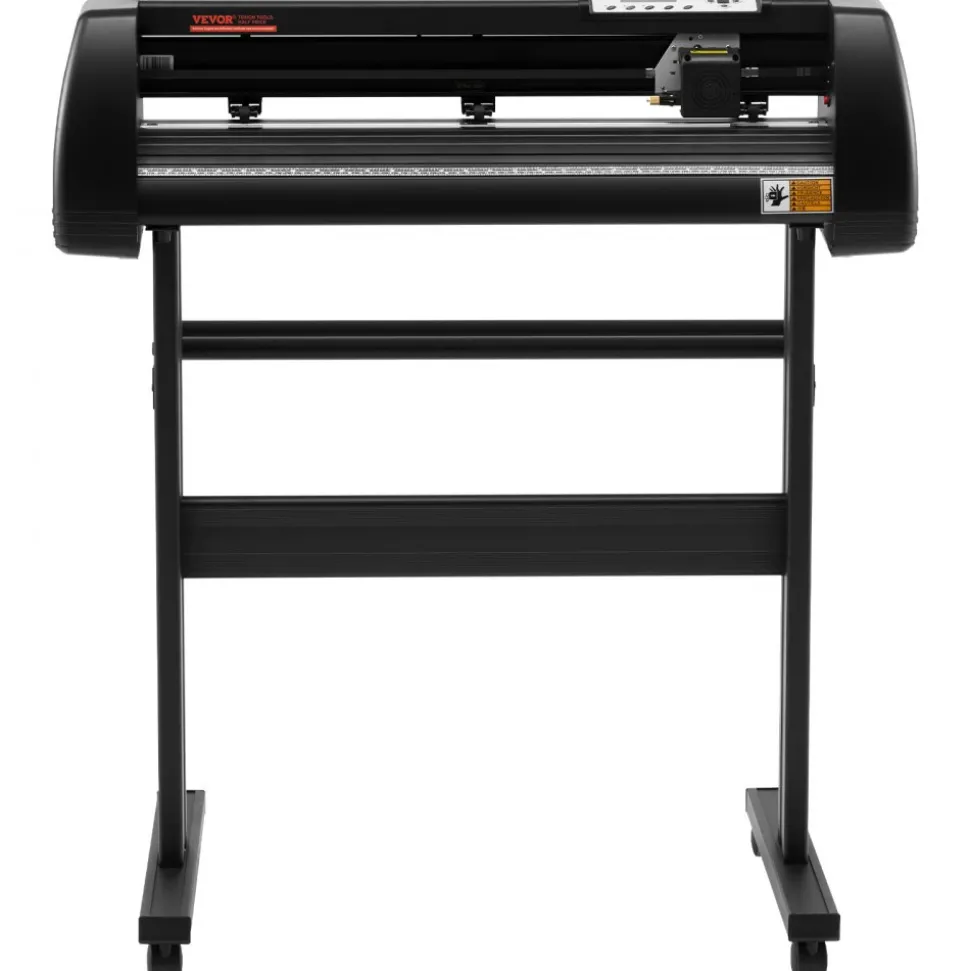 VEVOR Vinyl Cutter Machine, 28inch Vinyl Plotter, LCD Display Plotter Cutter, Adjustable Double-Spring Pinch Rollers Sign Cutting Plotter, Plotter with Signmaster Software for Design and Cut