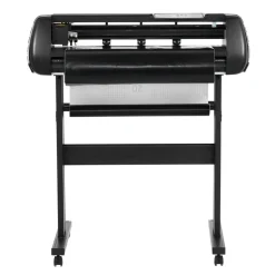 VEVOR Vinyl Cutter Machine, 28 inch Max Feed Width, Dual Blades, Adjustable Force and Speed, LED Display, Vinyl Plotter Cutter Printer Bundle with Sticker Sheets, Transfer Film, Signmaster Software