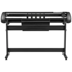VEVOR Vinyl Cutter Machine, 53 inch Max Feed Width, Dual Blades, Adjustable Force and Speed, LED Display, Vinyl Plotter Cutter Printer Bundle with Sticker Sheets, Transfer Film, Signmaster Software