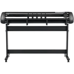 VEVOR Vinyl Cutter Machine, 53 inch Max Feed Width, Dual Blades, Adjustable Force and Speed, LED Display, Vinyl Plotter Cutter Printer Bundle with Sticker Sheets, Transfer Film, Signmaster Software