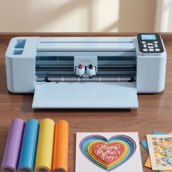 VEVOR Vinyl Cutting Machine, 12 in, Button and Screen Controlled Vinyl Cutter with Materials and Tool Kit, 20000+ Built-in Design Resources, Compatible with Mac, Windows, Android and iOS, for Crafts