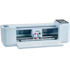 VEVOR Vinyl Cutting Machine, 12 in, Button and Screen Controlled Vinyl Cutter with Materials and Tool Kit, 20000+ Built-in Design Resources, Compatible with Mac, Windows, Android and iOS, for Crafts