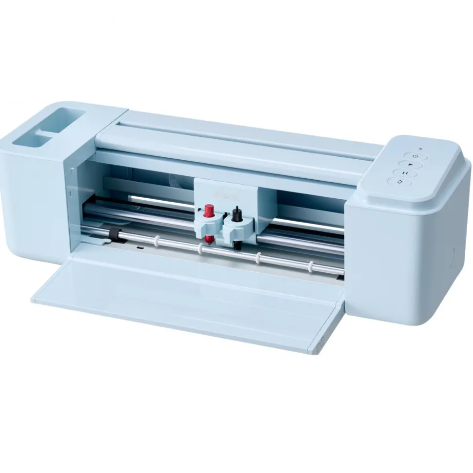 VEVOR Vinyl Cutting Machine, 12 in, Button-Controlled Vinyl Cutter, 20000+ Built-in Design Resources, Compatible with Mac, Windows, Android and iOS, for Creating Customized Crafts Cards, Home Decor