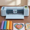VEVOR Vinyl Cutting Machine, 12 in, Touchscreen-Controlled Vinyl Cutter, 20000+ Built-in Design Resources, Compatible with Mac, Windows, Android and iOS, for Creating Customized Crafts Cards, Decor