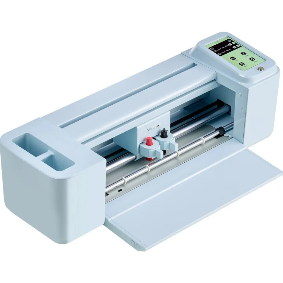 VEVOR Vinyl Cutting Machine, 12 in, Touchscreen-Controlled Vinyl Cutter, 20000+ Built-in Design Resources, Compatible with Mac, Windows, Android and iOS, for Creating Customized Crafts Cards, Decor
