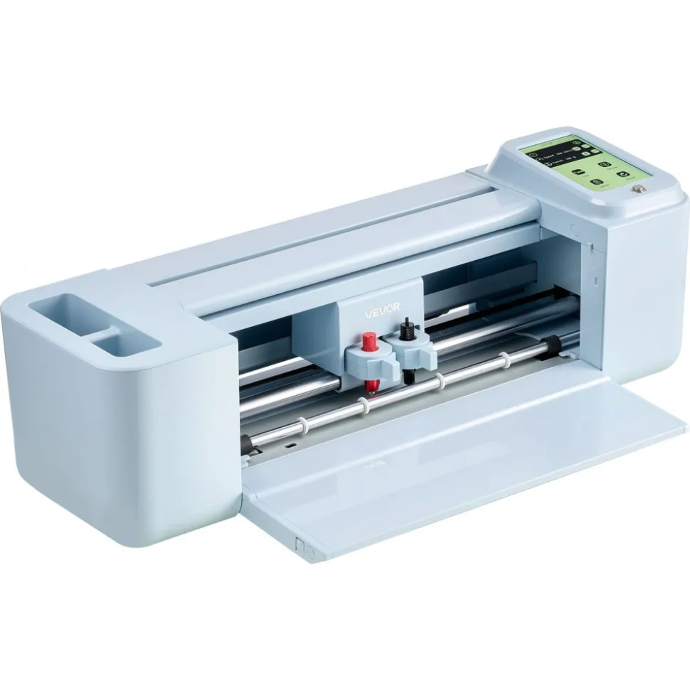 VEVOR Vinyl Cutting Machine, 12 in, Touchscreen-Controlled Vinyl Cutter, 20000+ Built-in Design Resources, Compatible with Mac, Windows, Android and iOS, for Creating Customized Crafts Cards, Decor