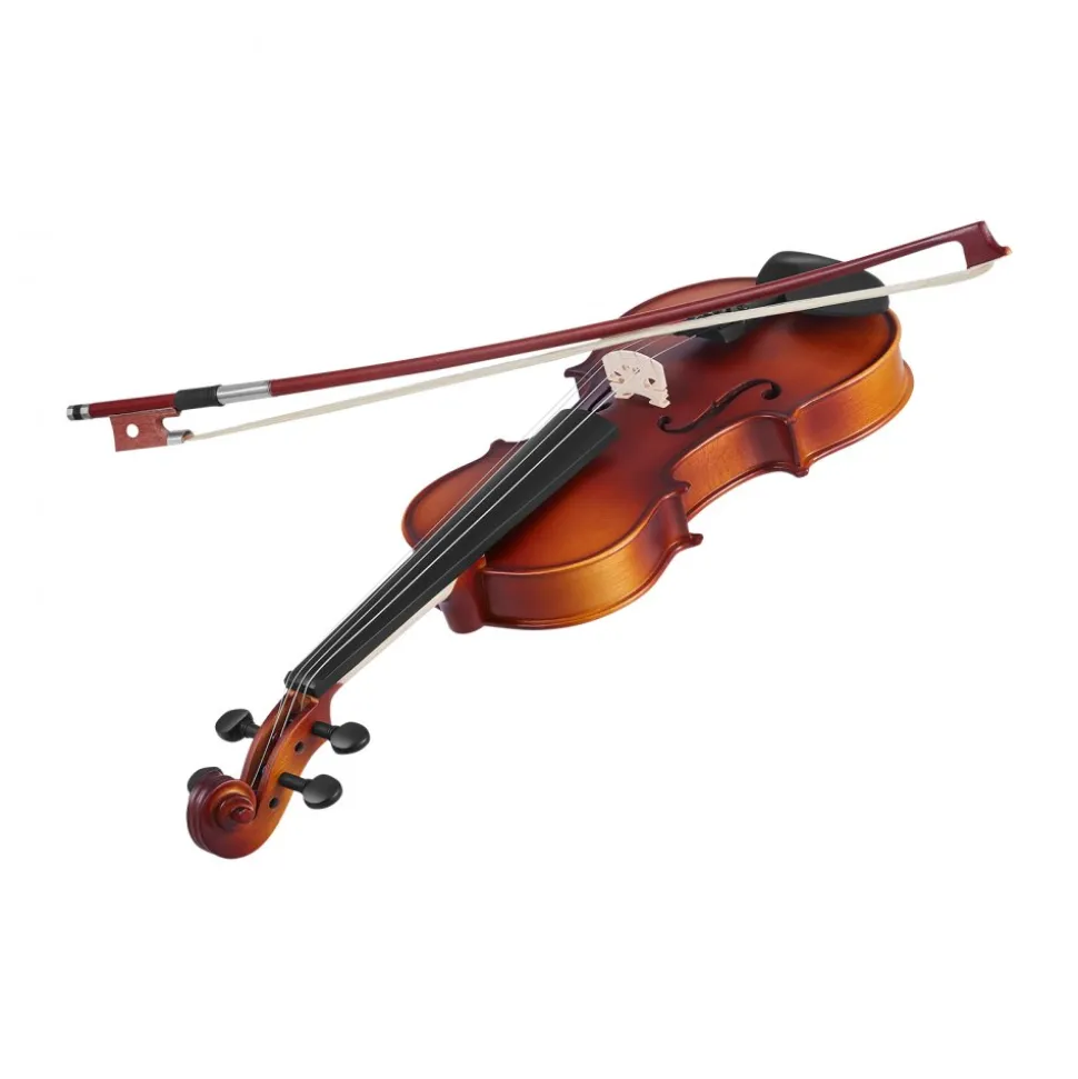 VEVOR Violin 1/2 Size for Adults, Violin Fiddle Set for Beginners Student with Hard Case, Rosin, Bow, Shoulder Rest,Bridge,Tuner and Extra Strings,Solidwood Professional Musical Instruments (Brown)