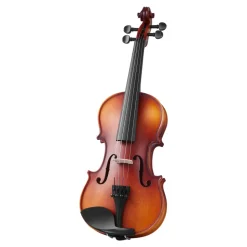VEVOR Violin 3/4 Size for Adults, Violin Fiddle Set for Beginners Student with Hard Case, Rosin, Bow, Shoulder Rest,Bridge,Tuner and Extra Strings,Solidwood Professional Musical Instruments (Brown)