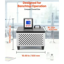 VEVOR Viscometer Water Bath, 23 to 212°F, 5.51