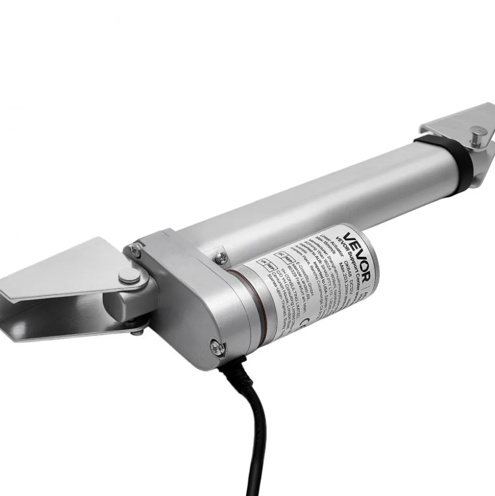 VEVOR 12V Linear Actuator, 4 Inch High Speed 0.6"/s Linear Motion Actuator, 225lbs/1000N with IP54 Protection & Mounting Bracket for Lift Desk, Recliner Chairs, Window Door Opener
