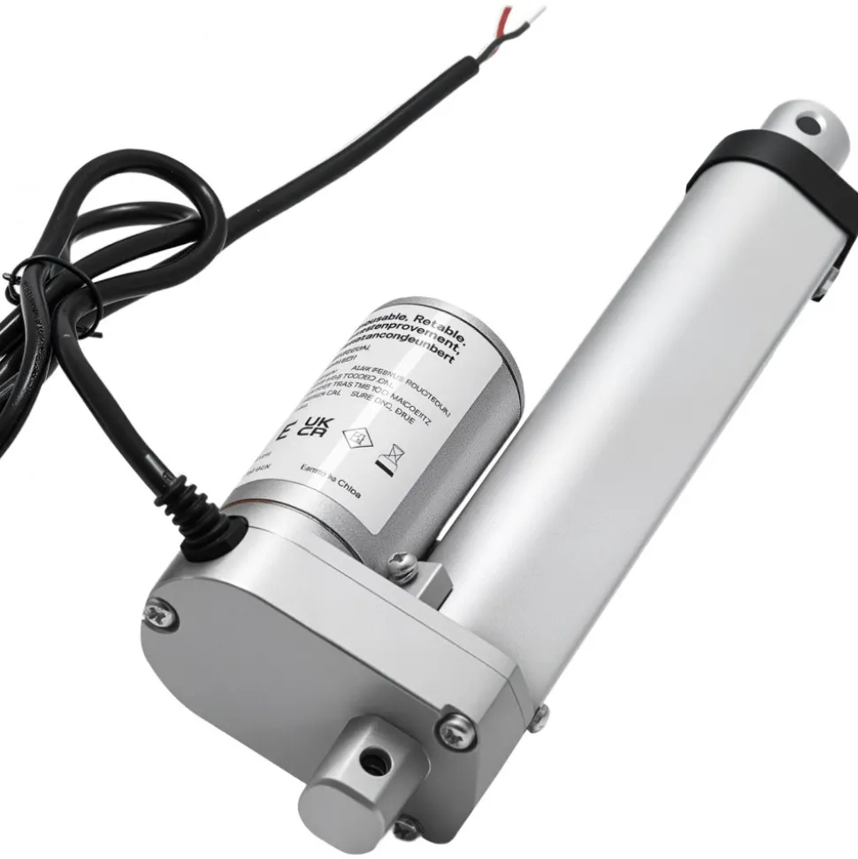 VEVOR 12V Linear Actuator, 4 Inch High Speed 0.6"/s Linear Motion Actuator, 225lbs/1000N with IP54 Protection & Mounting Bracket for Lift Desk, Recliner Chairs, Window Door Opener