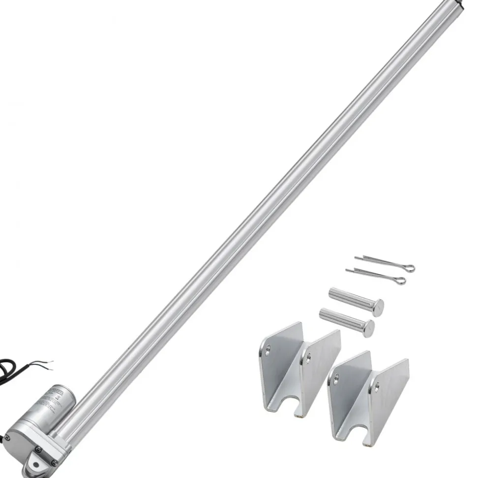 VEVOR 12V Linear Actuator, 12 Inch IP65 Waterproof Linear Actuator, 675lbs/3000N 0.2"/s Motion Actuators with Mounting Bracket for Outdoor Use