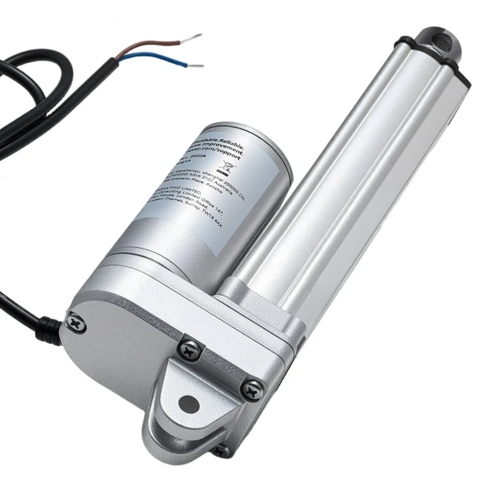 VEVOR 12V Linear Actuator, 4 Inch IP65 Waterproof Linear Actuator, 675lbs/3000N 0.2"/s Motion Actuators with Mounting Brackets for Outdoor Use