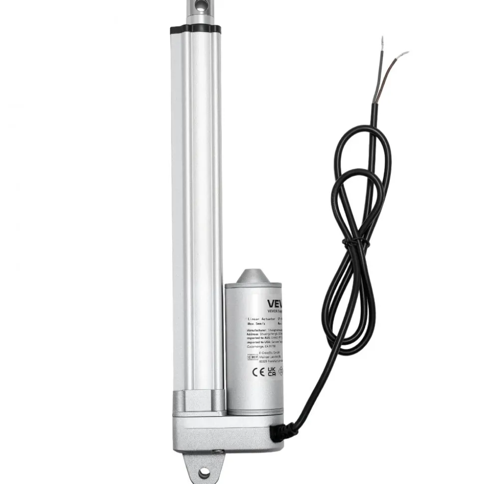 VEVOR 12V Linear Actuator, 8 Inch IP65 Waterproof Linear Actuator, 675lbs/3000N 0.2"/s Motion Actuators with Mounting Bracket for Outdoor Use