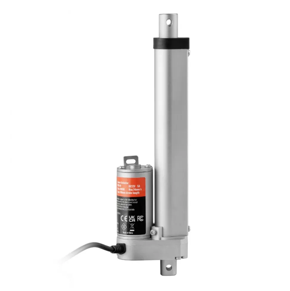 VEVOR 12V Linear Actuator - 6 Inch Stroke, High Load Capacity 330lbs with Mounting Bracket and IP54 Protection