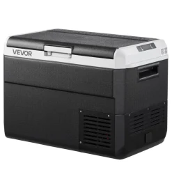 VEVOR 12 Volt Car Refrigerator, 52.8QT/50L Car Fridge, Portable Electric Cooler with -4℉~68℉ Adjustable Temperature, 12/24V DC and 100- 240V AC Compressor Freezer for Outdoor, Camping, Travel, RV