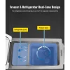 VEVOR 12 Volt Refrigerator, 58 Qt Car Refrigerator, Dual Zone Portable Freezer, Cooler Compressor Freezer with 12/24V DC and 110-240V AC, Freezer Fridge Cooler, for Car, Truck RV, Camping and Home Use