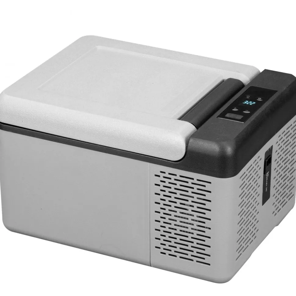 VEVOR 12 Volt Refrigerator 10 Qt, Portable Mini Freezer (-4℉~68℉) with APP Control Car Compressor Fridge Cooler 12V/24V DC and 110-220V AC For Camping, Road Trip, Travel, Outdoor and Home