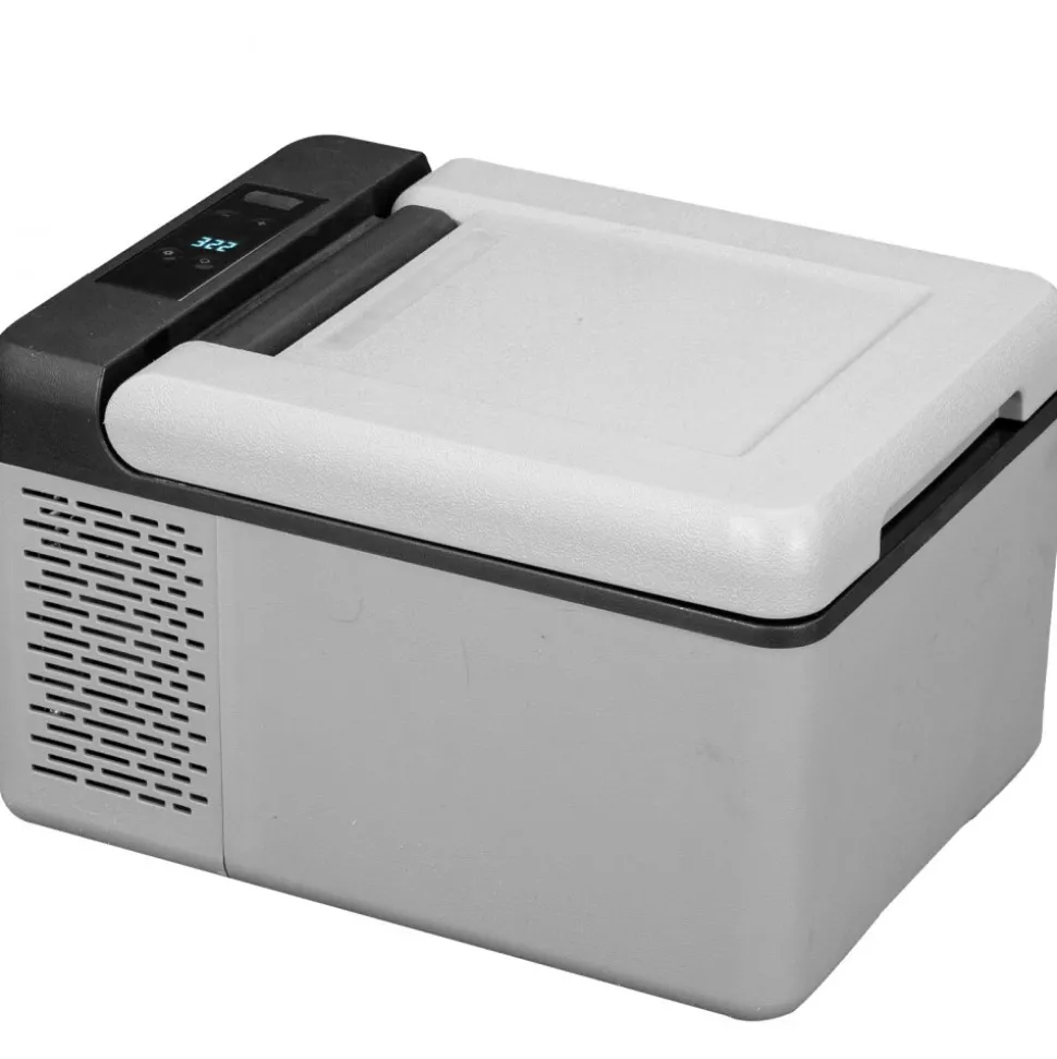 VEVOR 12 Volt Refrigerator 10 Qt, Portable Mini Freezer (-4℉~68℉) with APP Control Car Compressor Fridge Cooler 12V/24V DC and 110-220V AC For Camping, Road Trip, Travel, Outdoor and Home