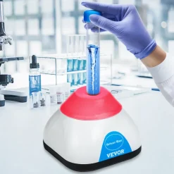 VEVOR Vortex Mixer, 3000rpm Mini Vortex Mixer Shaker, Touch Function Scientific Lab Vortex Shaker, Mix Up to 50ml, 6mm Orbital Diameter for Test Tube, Tattoo Ink, Nail Polish, Eyelash Adhesives, Paint