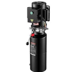 VEVOR 110V 10 Quart Hydraulic Power Unit, 2.2KW Automotive Hydraulic Pump for Dump Trailers, Auto Shop Car Lift Power Unit for Two and Four-Post Auto Hoists (Vertical Installation)