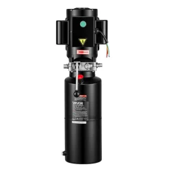 VEVOR 110V 10 Quart Hydraulic Power Unit, 2.2KW Automotive Hydraulic Pump for Dump Trailers, Auto Shop Car Lift Power Unit for Two and Four-Post Auto Hoists (Vertical Installation)