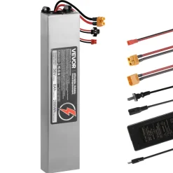 VEVOR 36V Scooter Battery Pack, 8Ah, 8000mAh Lithium Battery Replacement with 30A BMS, Charger, 500+ Cycles, Compatible with 1440W Motors, for Imitation M365 Electric Scooters, Without Communication