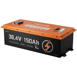 VEVOR 36V (38.4V) 150AH Lithium Golf Cart Battery, with 25A Charger, Lifepo4 Battery Kit, Built-in 250A BMS, with Bluetooth Mobile APP & Touch Monitor, 4000 Cycles, for Golf Carts, Trolling Motors