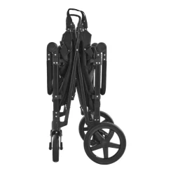 VEVOR Wagon Stroller for 4 Kids, Push Pull Quad Collapsible Stroller with Adjustable Handle, 5-Point Safety Harness & Removable Canopy, 4-Seater Stroller Wagon for Camping, Black (330LBS Loading)