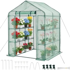 VEVOR Walk-in Greenhouse, 55.5