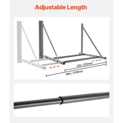 VEVOR Wall Mounted Folding Tire Rack, 32