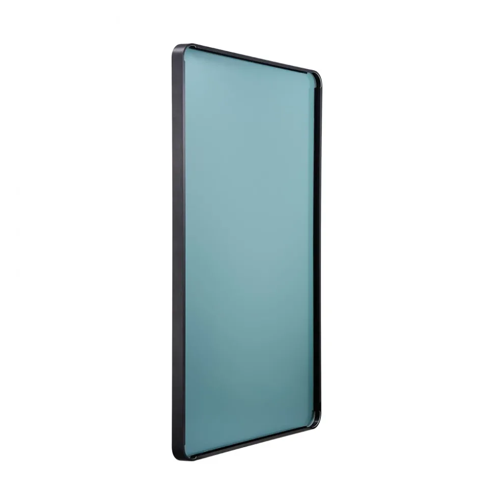 VEVOR Wall Mounted Makeup Mirror, 0.15" Thick, 30 in Mirror with Aluminium Alloy Frame & Explosion-Proof Film, Scratch-Resistant Mirror with Z-Shaped Bracket, Fit for Bathroom/Bedroom/Living Room