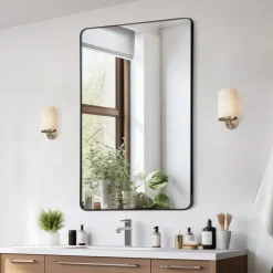 VEVOR Wall Mounted Makeup Mirror, 0.15