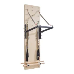 VEVOR Wall Mounted Pilates Reformer Machine, Maple Wood Pilates Springboard, Exercise Equipment with Resistance Springs, Yoga Fitness Trainer, Suitable for Flexibility Balance, Home Gym Studio Workout