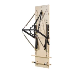 VEVOR Wall Mounted Pilates Reformer Machine, Maple Wood Pilates Springboard, Exercise Equipment with Resistance Springs, Yoga Fitness Trainer, Suitable for Flexibility Balance, Home Gym Studio Workout