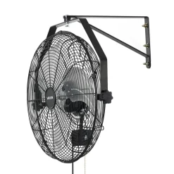 VEVOR Wall Mount Fan, 18 in Wall Mounted Hanging Fan with IP44-rated Protection, 3-Speed, Long Airflow Distance, Adjustable Rotation Angle, Powerful for Industry, Commercial, Garage, Workshop