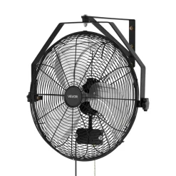 VEVOR Wall Mount Fan, 20 in Wall Mounted Hanging Fan with Oscillating & Mist, Remote, IP44-rated, 3-Speed, 18h Timer, Temperature Control, Powerful for Industry, Commercial, Garage, Workshop, Gym