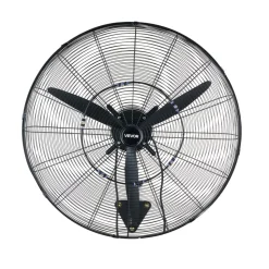 VEVOR Wall Mount Fan, 30 in Wall Mounted Hanging Fan with Oscillating & Mist, IP44-rated, 3-Speed, Powerful Air Reach, Mechanical Control, Long Airflow for Industry, Commercial, Garage, Workshop, Gym