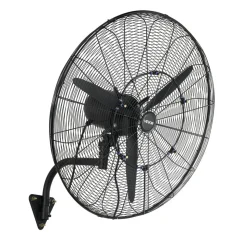 VEVOR Wall Mount Fan, 30 in Wall Mounted Hanging Fan with Oscillating & Mist, IP44-rated, 3-Speed, Powerful Air Reach, Mechanical Control, Long Airflow for Industry, Commercial, Garage, Workshop, Gym