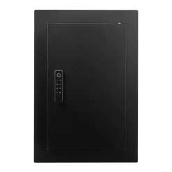 VEVOR Wall Safe, 3-Tier Hidden Wall Safe with Fingerprint, Password, Key & Turning Knob, Q235 Cold-Rolled Steel In-Wall Box with Adjustable Shelves & Key Holders for Money, Jewelry, Passport, Document