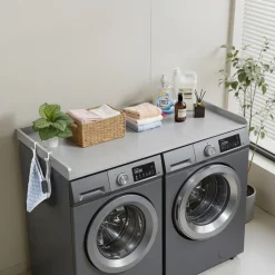VEVOR Washer Dryer Countertop with 2-Tier Shelf, 54