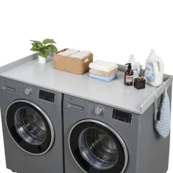 VEVOR Washer Dryer Countertop with 2-Tier Shelf, 54