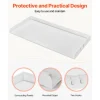 VEVOR Washer Dryer Countertop, 54" x 27" Wooden Washer and Dryer Countertop, Water-Resistant Laundry Machine Topper Cover with Anti-Slip Pads, for Laundry Room Organization and Storage, White