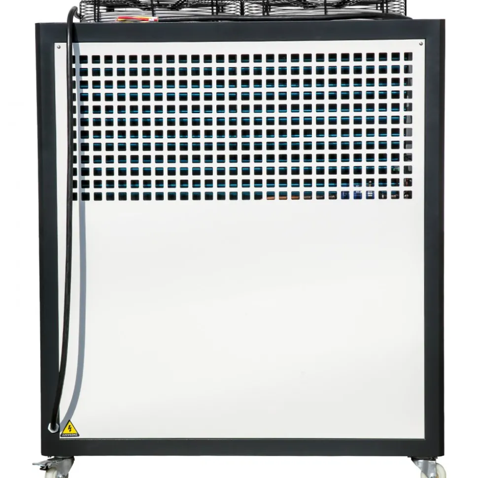 VEVOR Water Chiller 6Ton Capacity, Industrial Chiller 6Hp, Air-Cooled Water Chiller, Finned Condenser, with Micro-Computer Control, Stainless Steel Water Tank Chiller Machine for Cooling Water
