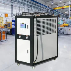 VEVOR Water Chiller 6Ton Capacity, Industrial Chiller 6Hp, Air-Cooled Water Chiller, Finned Condenser, with Micro-Computer Control, Stainless Steel Water Tank Chiller Machine for Cooling Water