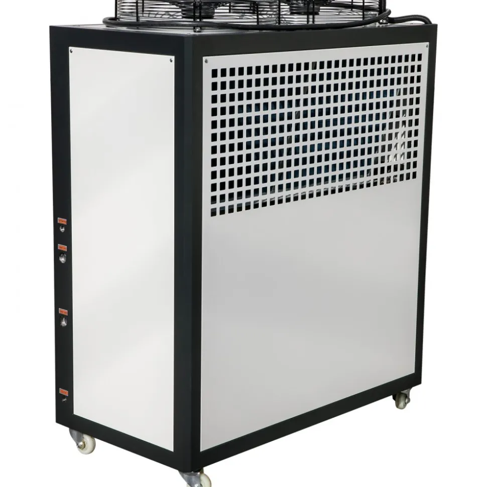 VEVOR Water Chiller 6Ton Capacity, Industrial Chiller 6Hp, Air-Cooled Water Chiller, Finned Condenser, with Micro-Computer Control, Stainless Steel Water Tank Chiller Machine for Cooling Water