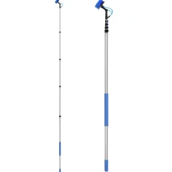 VEVOR Water Fed Pole Kit, 30FT Solar Panel Cleaning Pole with Extendable Handle, 180° Rotatable Brush Head & 65.6FT Hose, Household & Outdoor Window Cleaner Tool for Caravan Solar Panel Deck