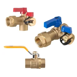 VEVOR Water Heater Kit, 3/4 Inch Cold & Hot Water Plumbing Repair Kit with 600 WOG Isolation Valves, Pressure Relief Valve, Ball Valve, Gas Hose, Compatible with Most Tankless Waters Heater Brands