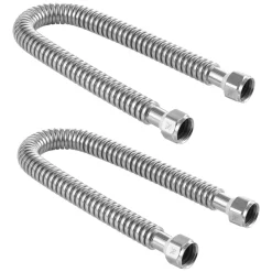 VEVOR Water Heater Kit, 24 Inch Length Water Heater Flex Connector, Waters Heaters Installation Kit with 1