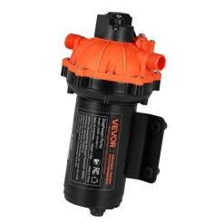 VEVOR Water Pressure Pump, 110V AC 5 GPM, 5-Chamber On Demand Electric Diaphragm Water Transfer Pump, 60 PSI Max Pressure, Automatic Pressure Switch, for Home Kitchen Garden Irrigation Car Washing